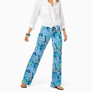 Lilly Pulitzer palazzo pull-on pants